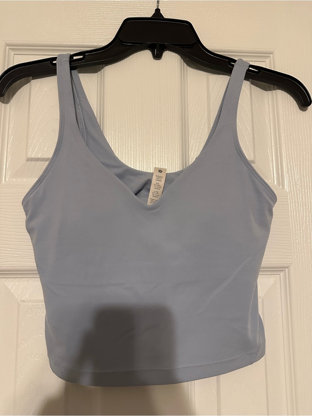 lululemon athletica Light Blue V-Neck Tank